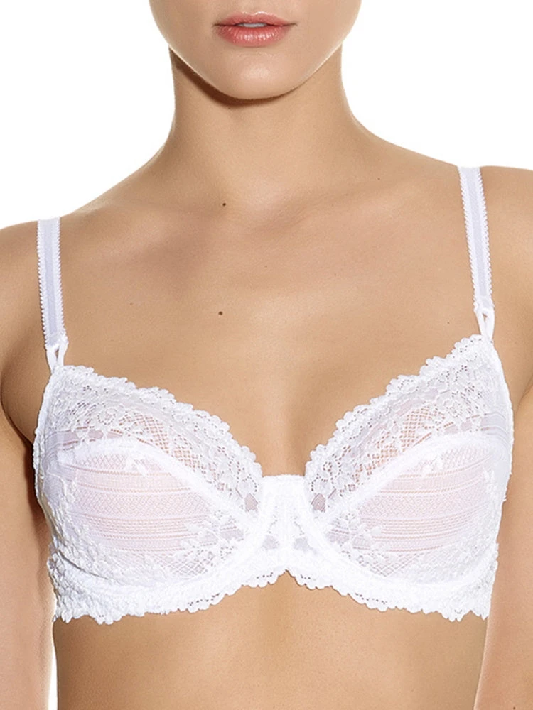 Wacoal Embrace Lace Underwire Bra - Delicious White 1 Wacoal Embrace Lace Underwire Bra - Delicious White