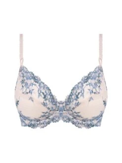 Wacoal Embrace Lace Underwire Bra - Pastel Parchment/Blue Multi -Full Curve Bra Sales braforme wacoal embrace 20lace 65191 177 plain