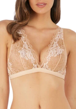 Wacoal Lace Perfection Non Wired Bralette - Café Crème