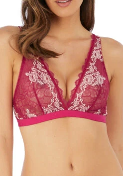 Wacoal Lace Perfection Non Wired Bralette - Cerise