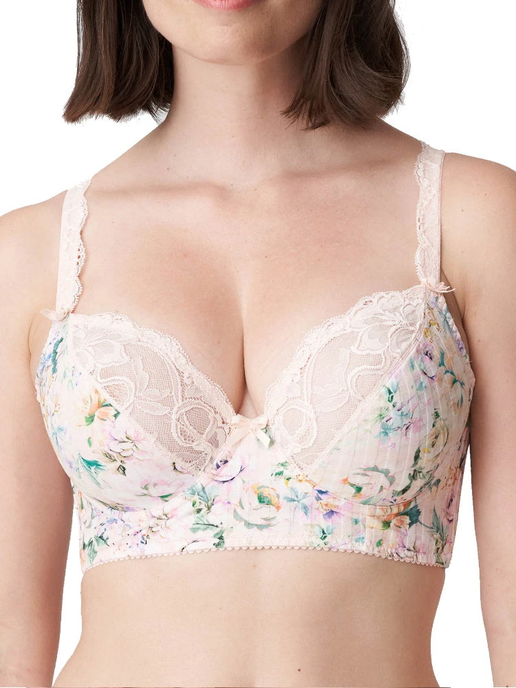 PRIMADONNA Madison Plunge Longline Bra - Pink Diamond 1 PRIMADONNA Madison Plunge Longline Bra - Pink Diamond