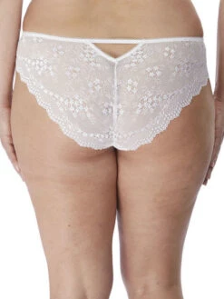 ELOMI Charley Brazilian 27 ELOMI Charley Brazilian -Full Curve Bra Sales el4385 whe back elomi lingerie charley white brazilian