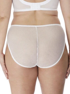 ELOMI Charley High Leg Brief 33 ELOMI Charley High Leg Brief -Full Curve Bra Sales el4386 whe back elomi lingerie charley white high leg brief