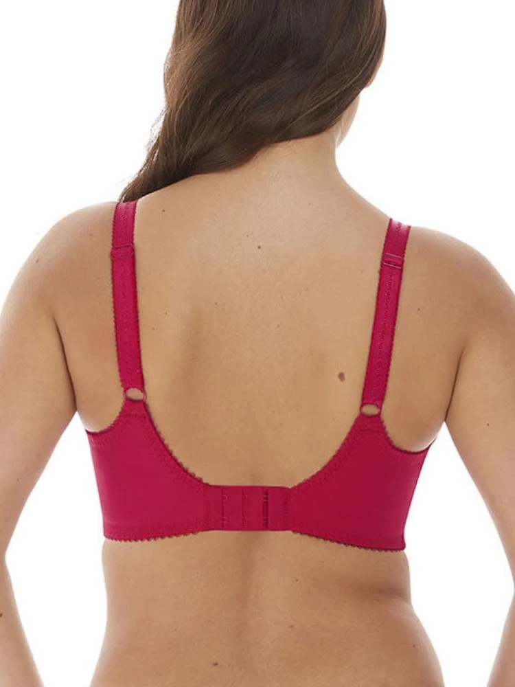 FANTASIE Leona Balcony Bra - Red 2 FANTASIE Leona Balcony Bra - Red - Image 2