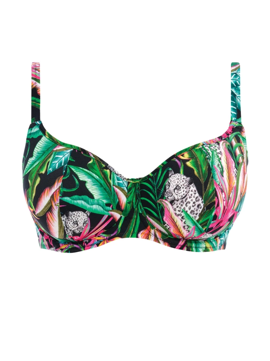 FREYA Cala Selva Sweetheart Bikini Top - Jungle 4 FREYA Cala Selva Sweetheart Bikini Top - Jungle - Image 4