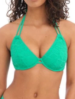 FREYA Sundance Halterneck Bikini Top - Jade