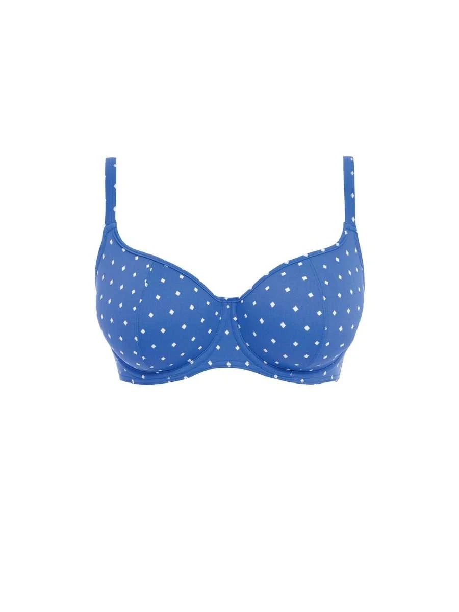 FREYA Jewel Cove Sweetheart Bikini Top - Azure 4 FREYA Jewel Cove Sweetheart Bikini Top - Azure - Image 4