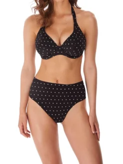 FREYA Jewel Cove Halter Bikini Top - Black -Full Curve Bra Sales freya 20swimwear 20jewel 20cove 20as7232 20blk 20full