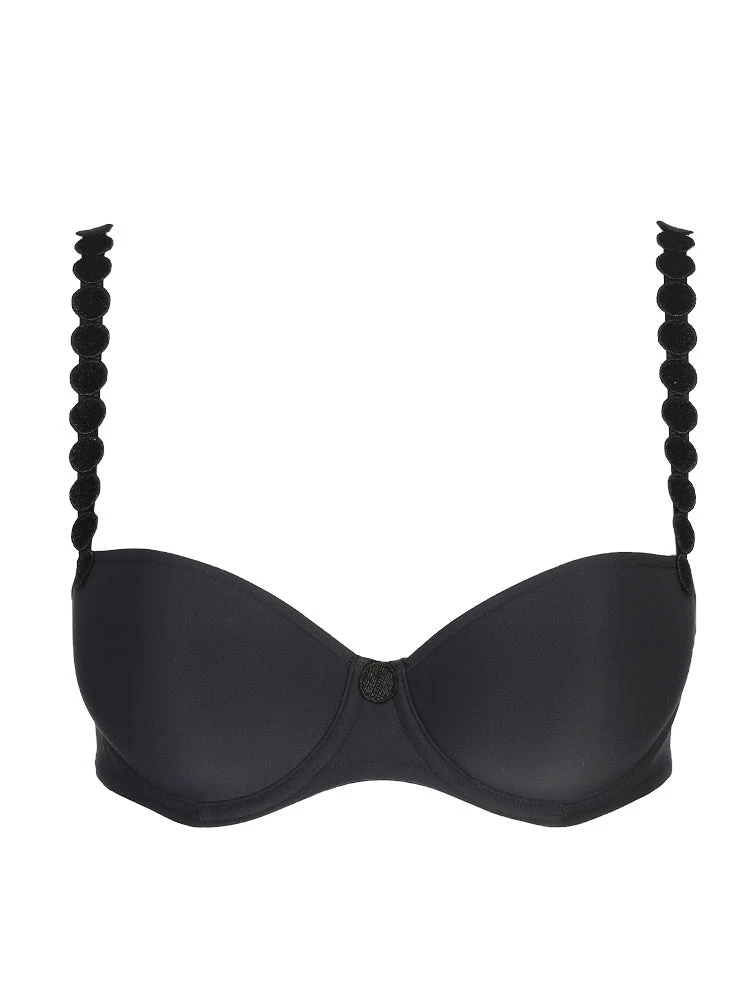 MARIE JO Tom Padded Balcony Bra - Charcoal 4 MARIE JO Tom Padded Balcony Bra - Charcoal - Image 4