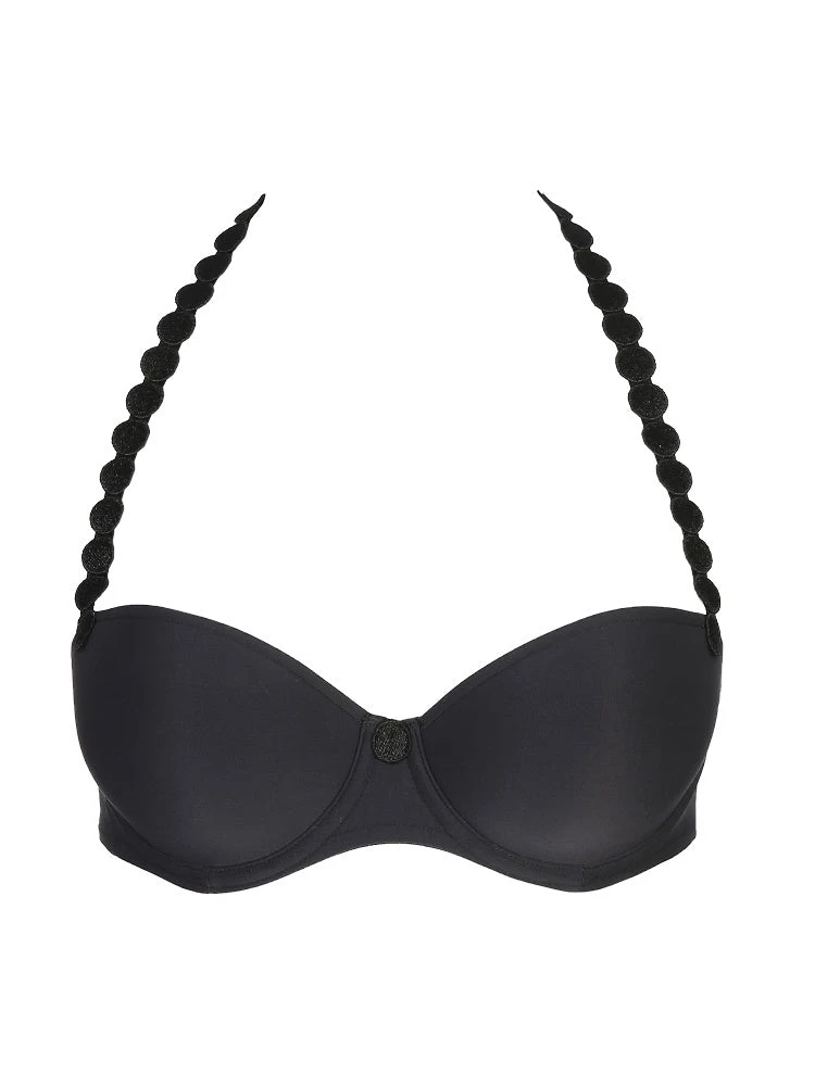 MARIE JO Tom Padded Balcony Bra - Charcoal 5 MARIE JO Tom Padded Balcony Bra - Charcoal - Image 5