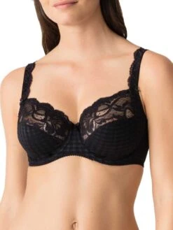 PRIMADONNA Madison Full Cup Bra - Black 6 PRIMADONNA Madison Full Cup Bra - Black -Full Curve Bra Sales primad0162120 zwa 20side 20image