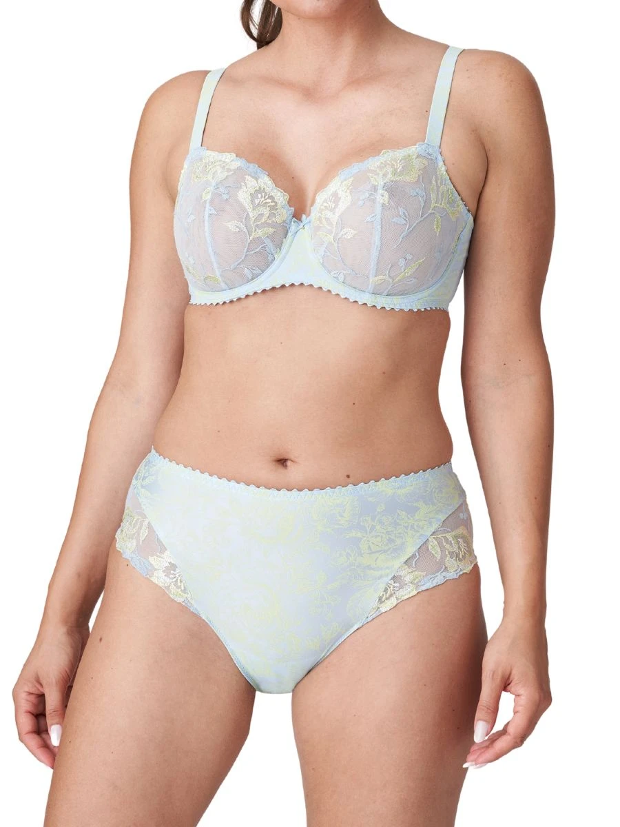 Nuzha Vertical Seam Balcony Bra - Cloud 3 Nuzha Vertical Seam Balcony Bra - Cloud - Image 3