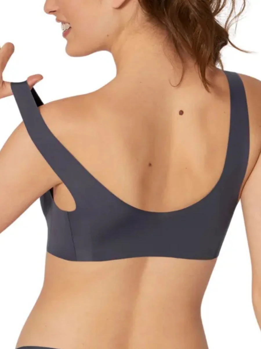 Sloggi ZERO Feel Bralette - Mauve Grey 2 Sloggi ZERO Feel Bralette - Mauve Grey - Image 2