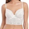 FREYA Soiree Lace Longline Bralette - White