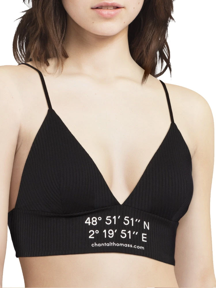 Honoré Triangle Bra - Black 1 Honoré Triangle Bra - Black