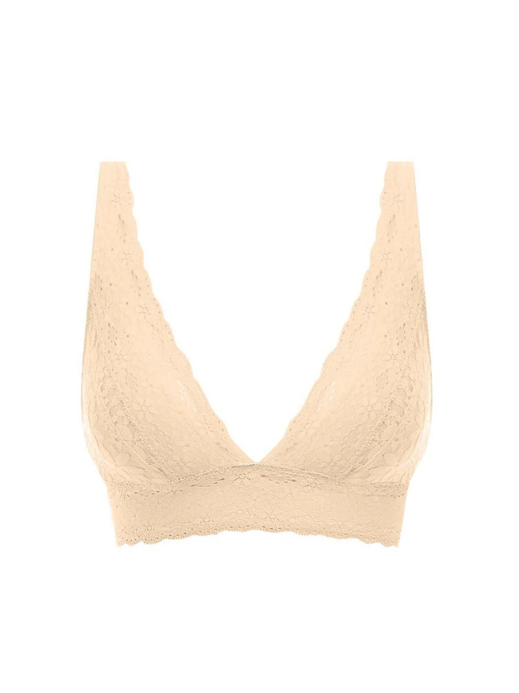 Wacoal Halo Lace Soft Cup Bra - Nude 4 Wacoal Halo Lace Soft Cup Bra - Nude - Image 4