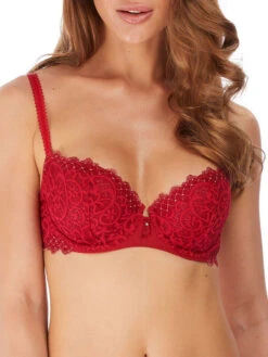 Wacoal Lace Essentiel Balcony Bra - Chilli